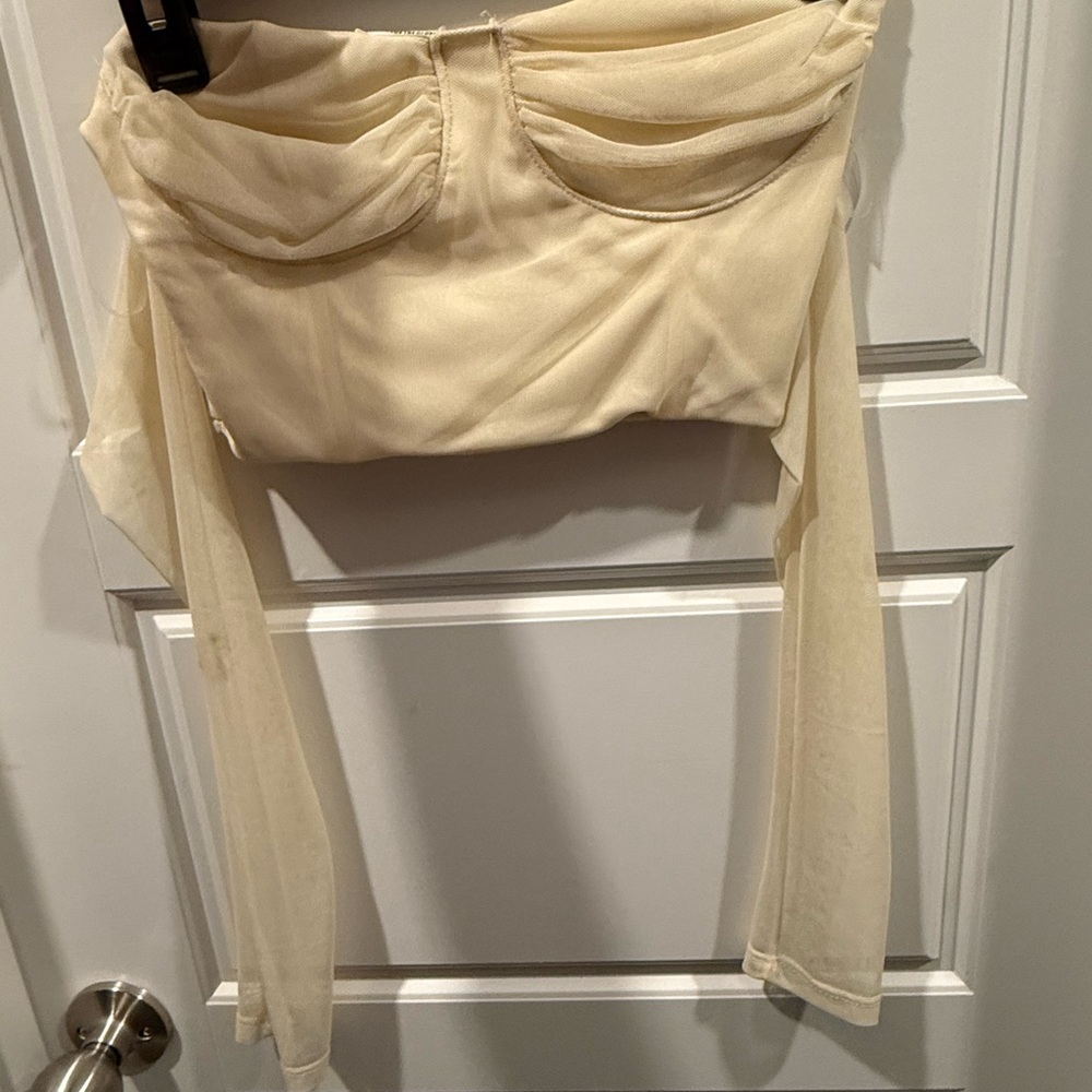 Strapless Corset Long Sleeve